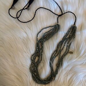 Elegant Multi-Strand Beaded Necklace